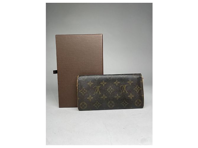 Billetera de cuero marrón Louis Vuitton Kimono Castaño - vista 2
