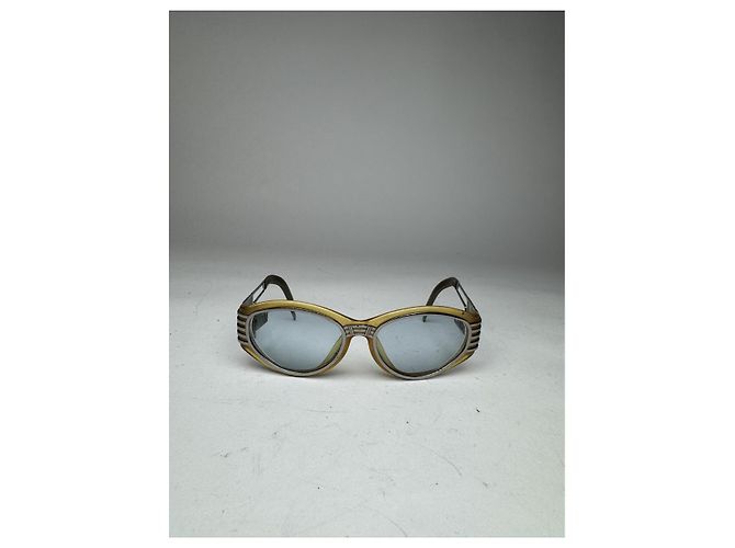 Occhiali da sole in metallo multicolore Saint Laurent - vista 2