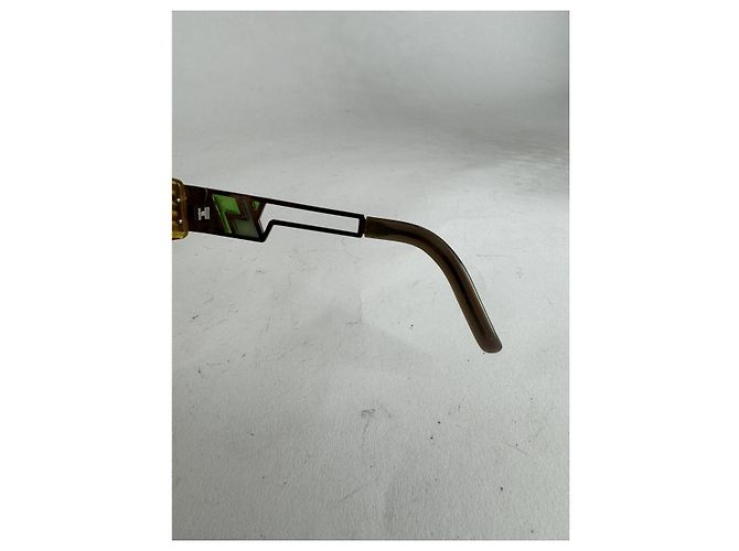 Occhiali da sole in metallo multicolore Saint Laurent - vista 5
