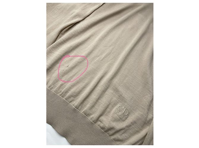 Dior J'Adior Suéter de Lana Beige - vista 5