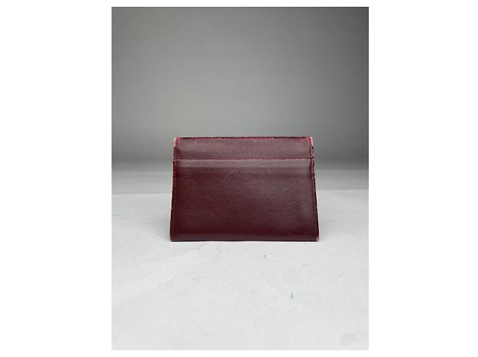 Bolso de cuero patent burdeos de Cartier - vista 3