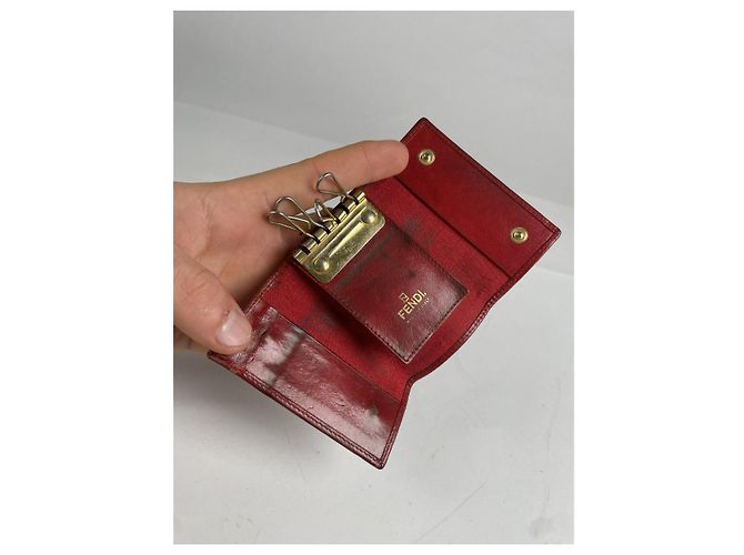 Borsa in pelle marrone Fendi Baguette - vista 4
