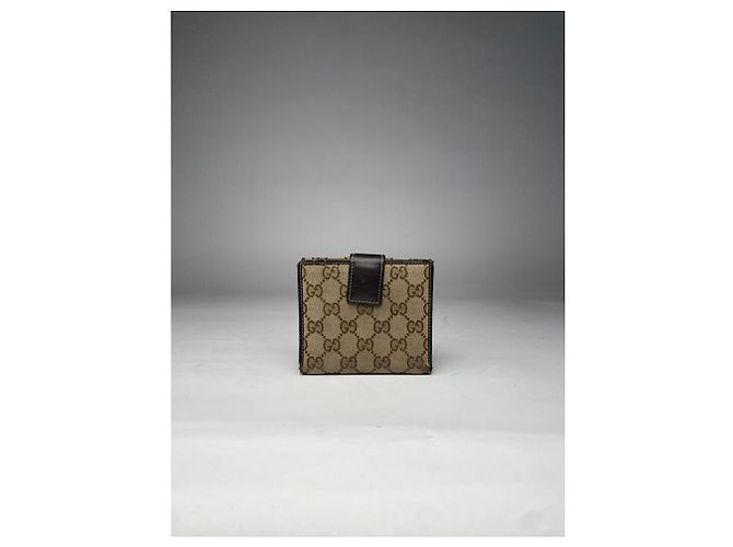 Gucci Horsebit 1955 Beiger Leder Geldbeutel - Ansicht 2