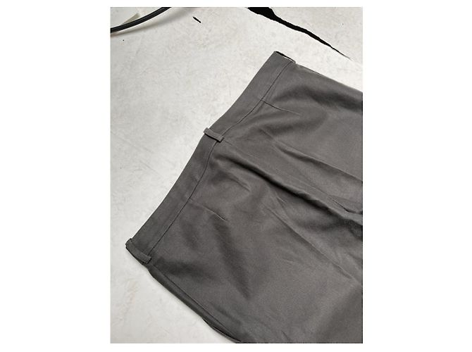 Yves Saint Laurent anthrazit Baumwollhose Anthrazitgrau - Ansicht 5