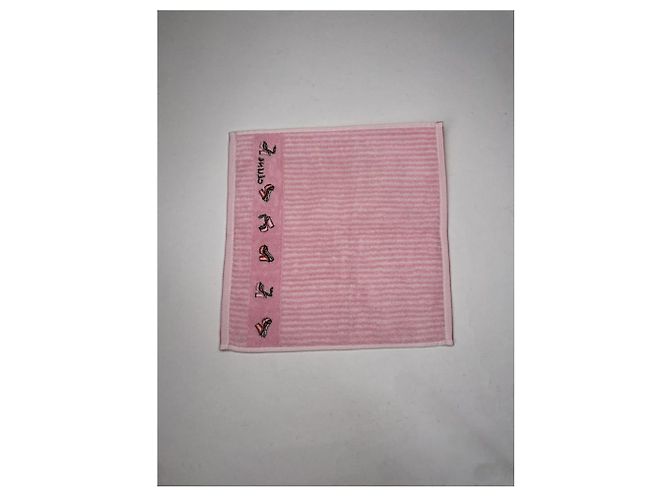 Céline Lenço de algodão e seda rosa Celine - vista 5