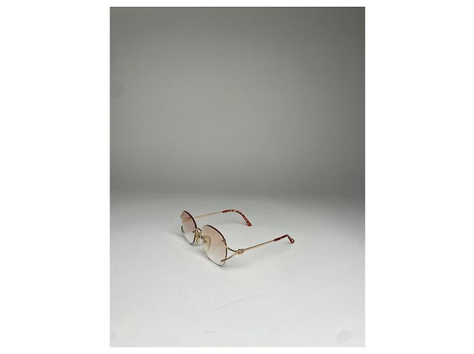 Dior rosa Metallsonnenbrille Pink - Ansicht 4