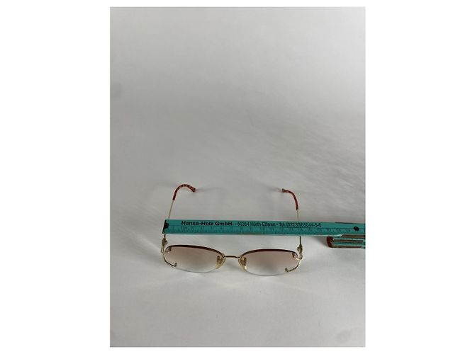 Dior rosa Metallsonnenbrille Pink - Ansicht 5