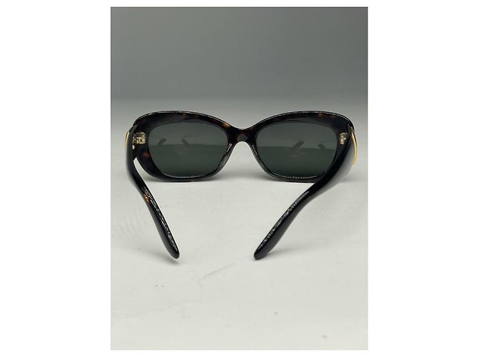Occhiali da sole in plastica nera Fendi Nero - vista 3