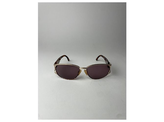 Gafas de sol de metal dorado Fendi - vista 2