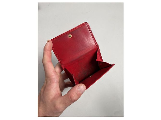 Cartera de cuero rojo Louis Vuitton Pont 9 Roja - vista 5