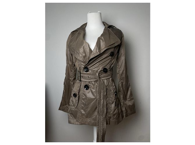 Burberry Sandringham brauner Polyester-Trenchcoat - Ansicht 2