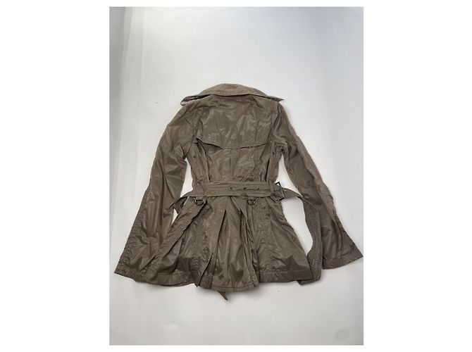 Burberry Sandringham brauner Polyester-Trenchcoat - Ansicht 4