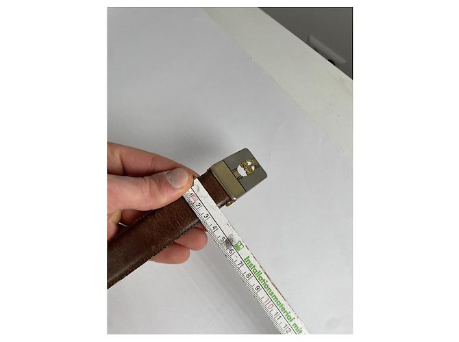 Cartier brauner Ledergürtel - Ansicht 5