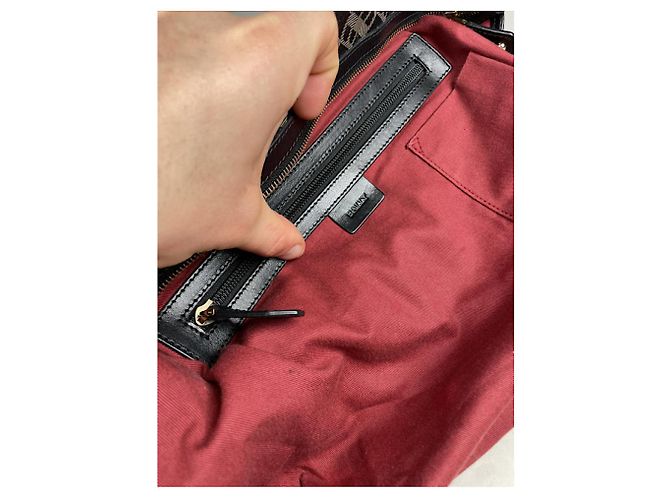 Borsa a mano in pelle nera Bally Nero - vista 3