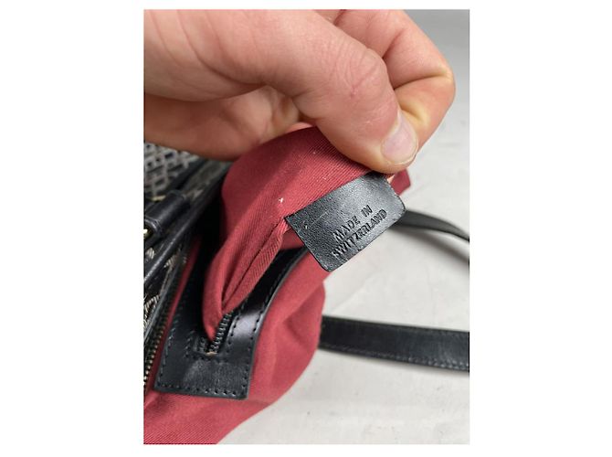 Borsa a mano in pelle nera Bally Nero - vista 5