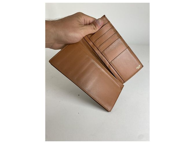 Céline Borsa in pelle marrone Celine - vista 4