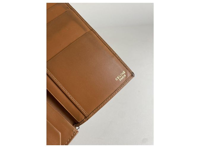 Céline Borsa in pelle marrone Celine - vista 5