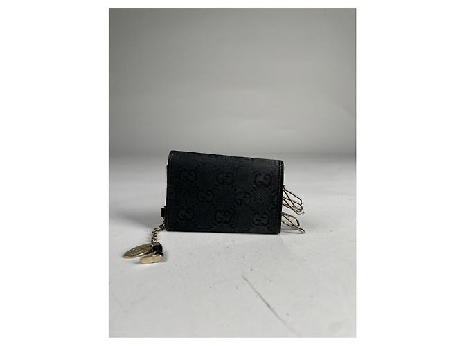Borsa in cotone nero Gucci - vista 2