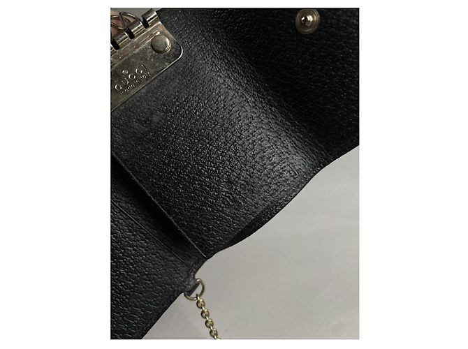 Borsa in cotone nero Gucci - vista 4
