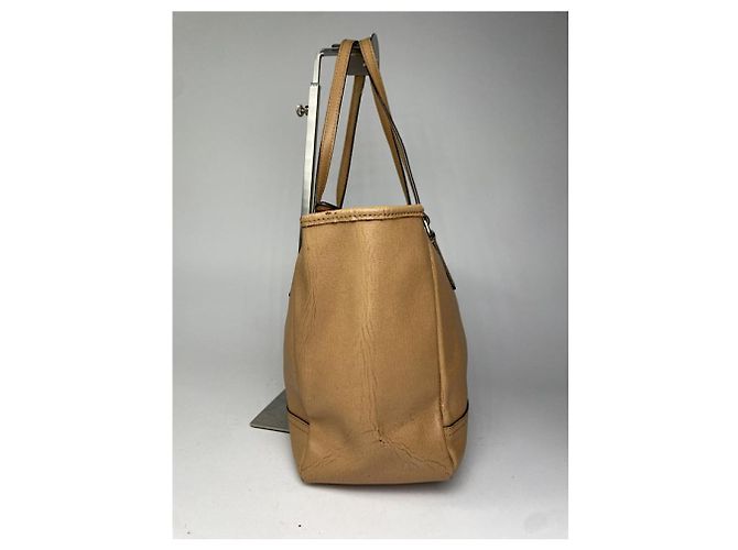 Borsa in pelle marrone Coach Carly - vista 4
