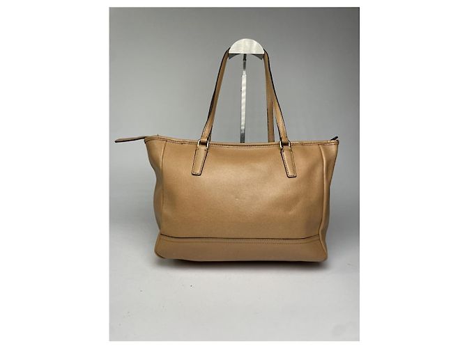 Borsa in pelle marrone Coach Carly - vista 5