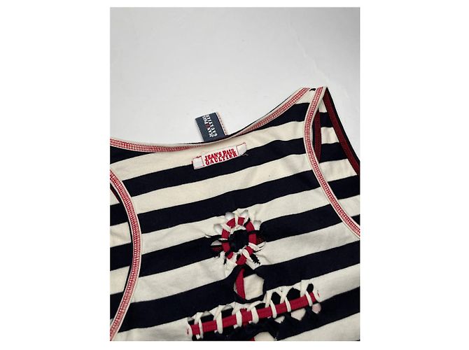 Top de algodón negro Jean Paul Gaultier - vista 5