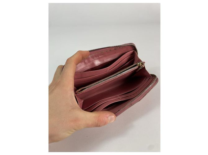 Miu Miu rote Lederbörse - Ansicht 3