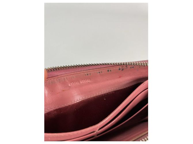 Miu Miu rote Lederbörse - Ansicht 4