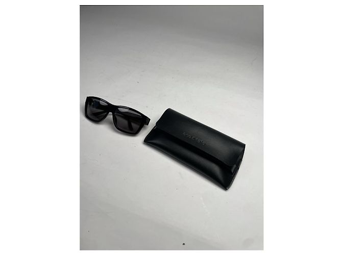 Occhiali da sole in plastica nera Gucci Nero - vista 2