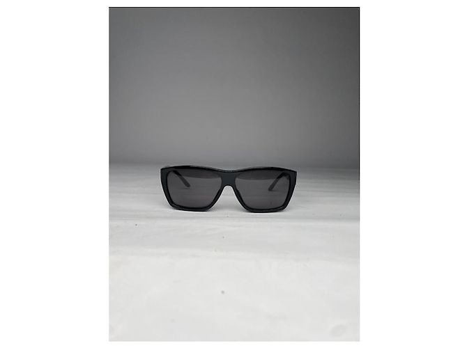 Occhiali da sole in plastica nera Gucci Nero - vista 3