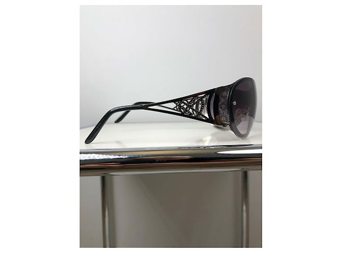 Gafas de sol de metal morado Saint Laurent Púrpura - vista 2