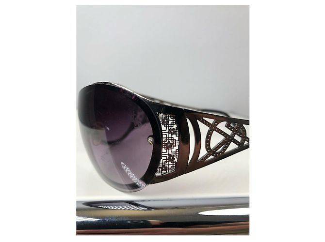 Gafas de sol de metal morado Saint Laurent Púrpura - vista 5