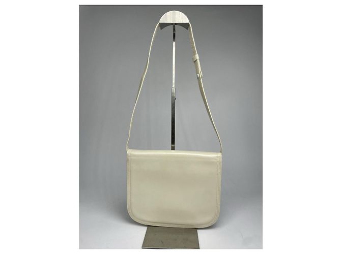 Borsa in pelle bianca Yves Saint Laurent Bianco - vista 3