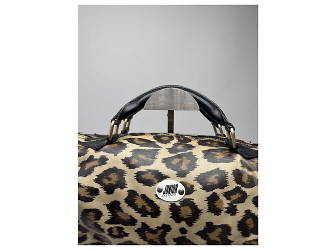 Autre Marque Borsa a mano in pelle nera Gaultier Junior Nero - vista 3