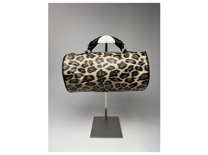 Autre Marque Borsa a mano in pelle nera Gaultier Junior Nero - vista 5