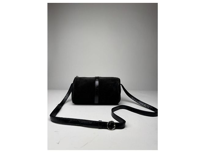 Courreges Borsa in pelle esotica nera Courrèges Nero - vista 2
