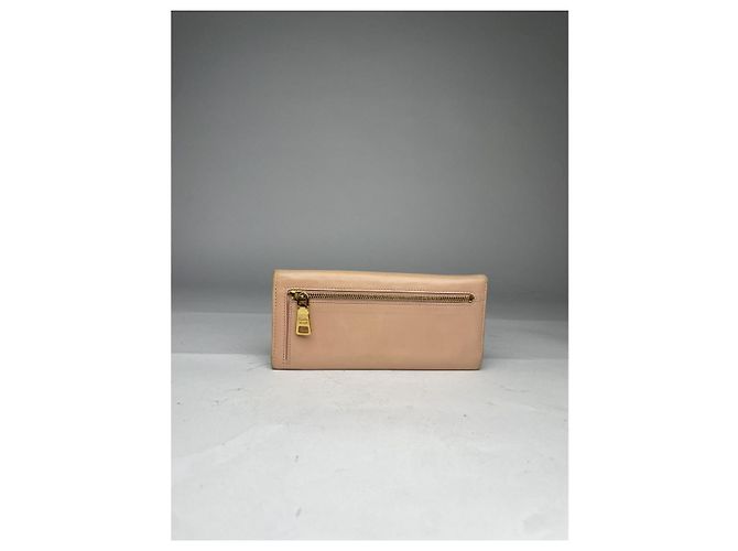 Bow Cartera de cuero rosa Prada - vista 2