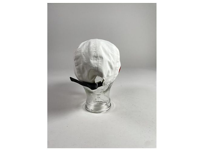 Sombreros de poliéster blanco de Prada y gorro - vista 2