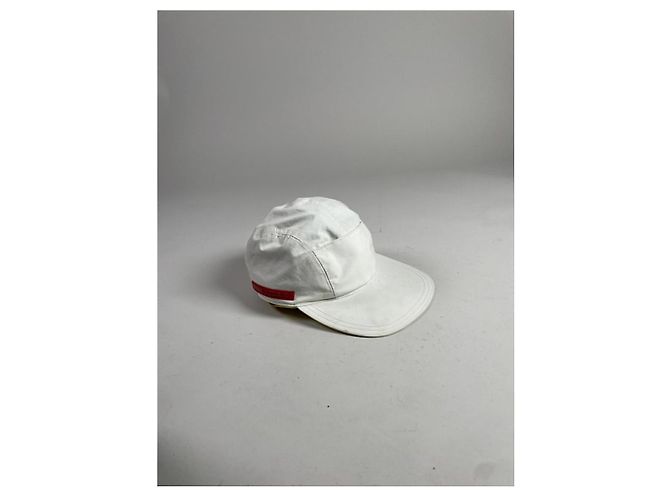 Sombreros de poliéster blanco de Prada y gorro - vista 3