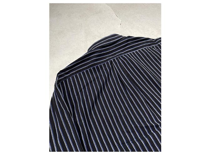 Camicia in cotone nero Yves Saint Laurent - vista 2
