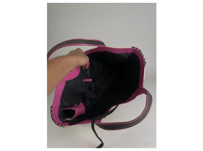 Borsa in pelle viola Emilio Pucci Porpora - vista 3