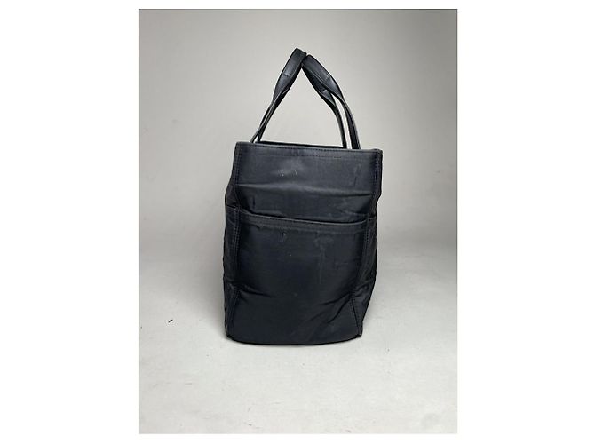 Schwarze Polyester-Handtasche von Hermès - Ansicht 4