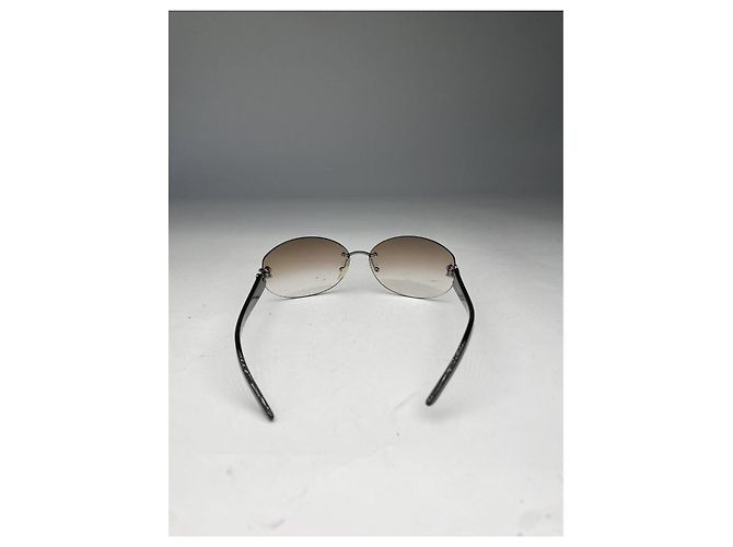Gafas de sol de plástico marrón Loewe Castaño - vista 3