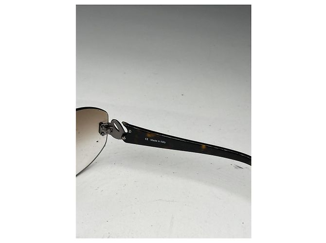 Gafas de sol de plástico marrón Loewe Castaño - vista 4