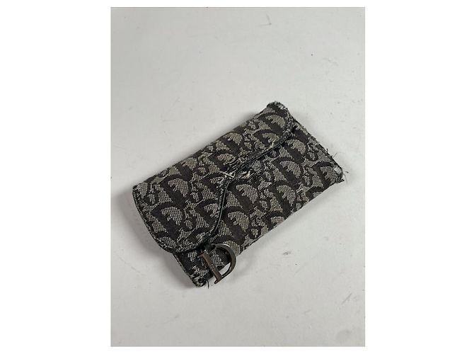 Cartera de algodón negro Dior Saddle - vista 2