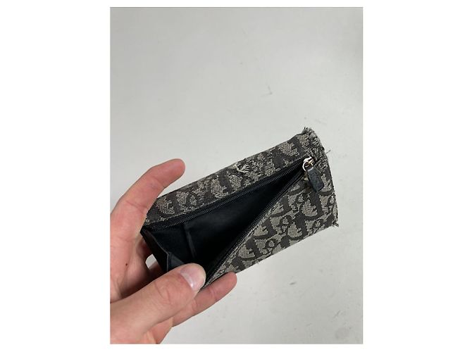 Cartera de algodón negro Dior Saddle - vista 4