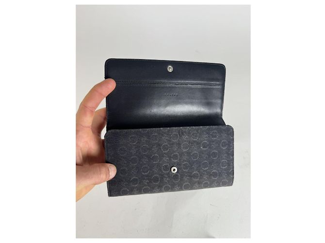 Céline Cartera de algodón negro Celine Triomphe - vista 3