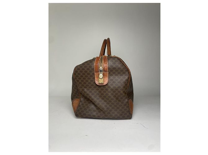 Céline Borsa da viaggio in pelle marrone Celine - vista 3