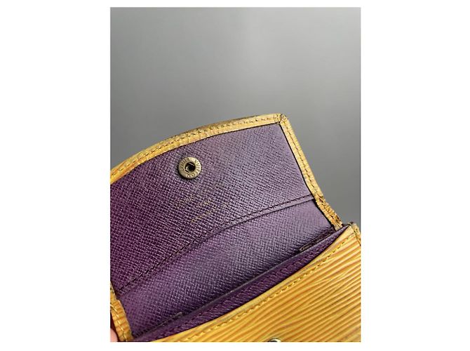 Borsa in pelle gialla Daily di Louis Vuitton Giallo - vista 2