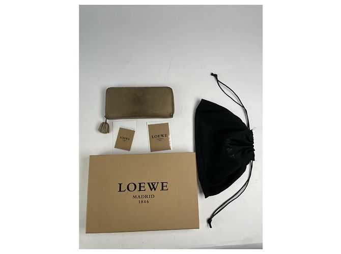 Loewe Puzzle Beiger Leder Geldbörse - Ansicht 2
